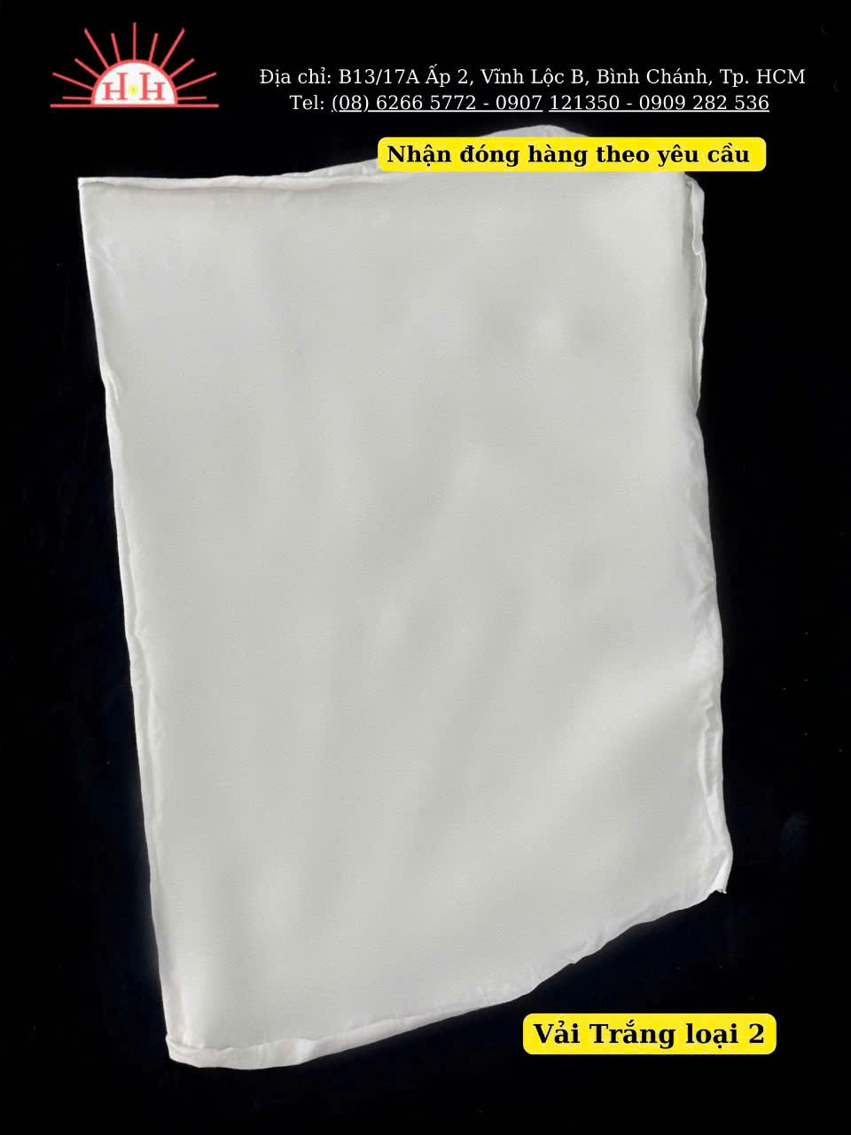 Vải trắng loại 2